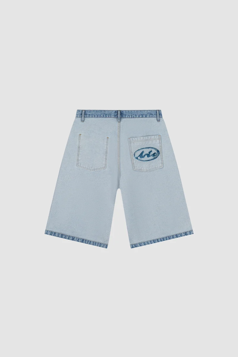 Short en jean Inside/Out - Denim Bleach