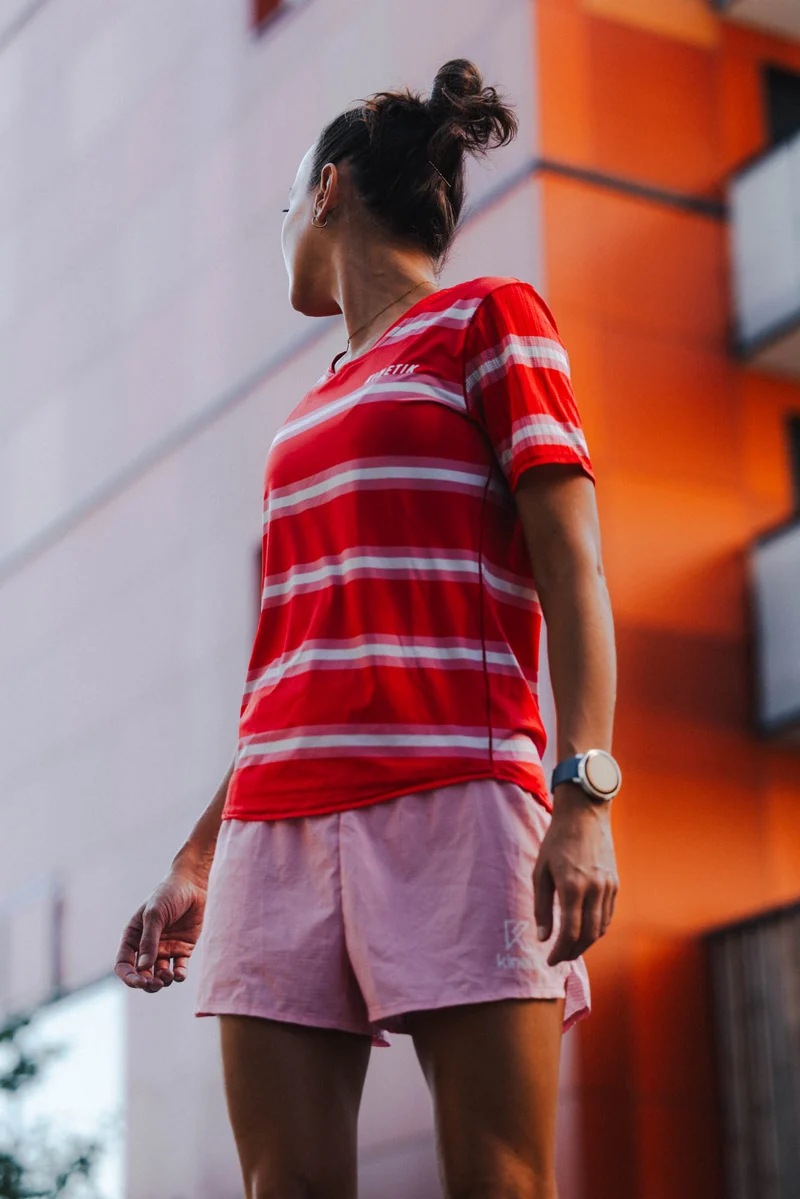 MAVRIK WOMEN RED CREAM STRIPE