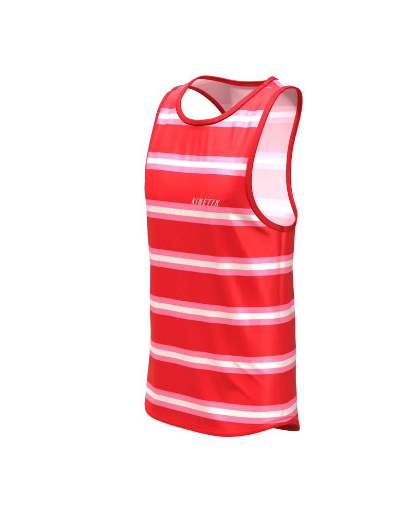 MAVRIK SL WOMEN RED CREAM STRIPE