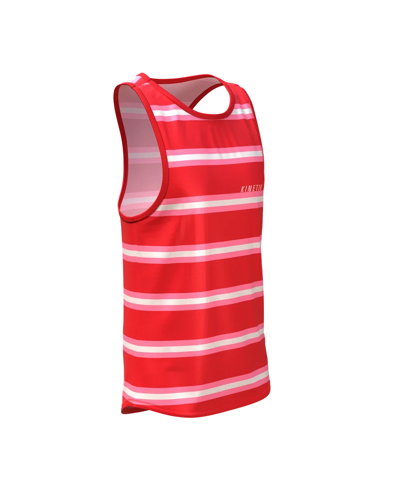 MAVRIK SL WOMEN RED CREAM STRIPE