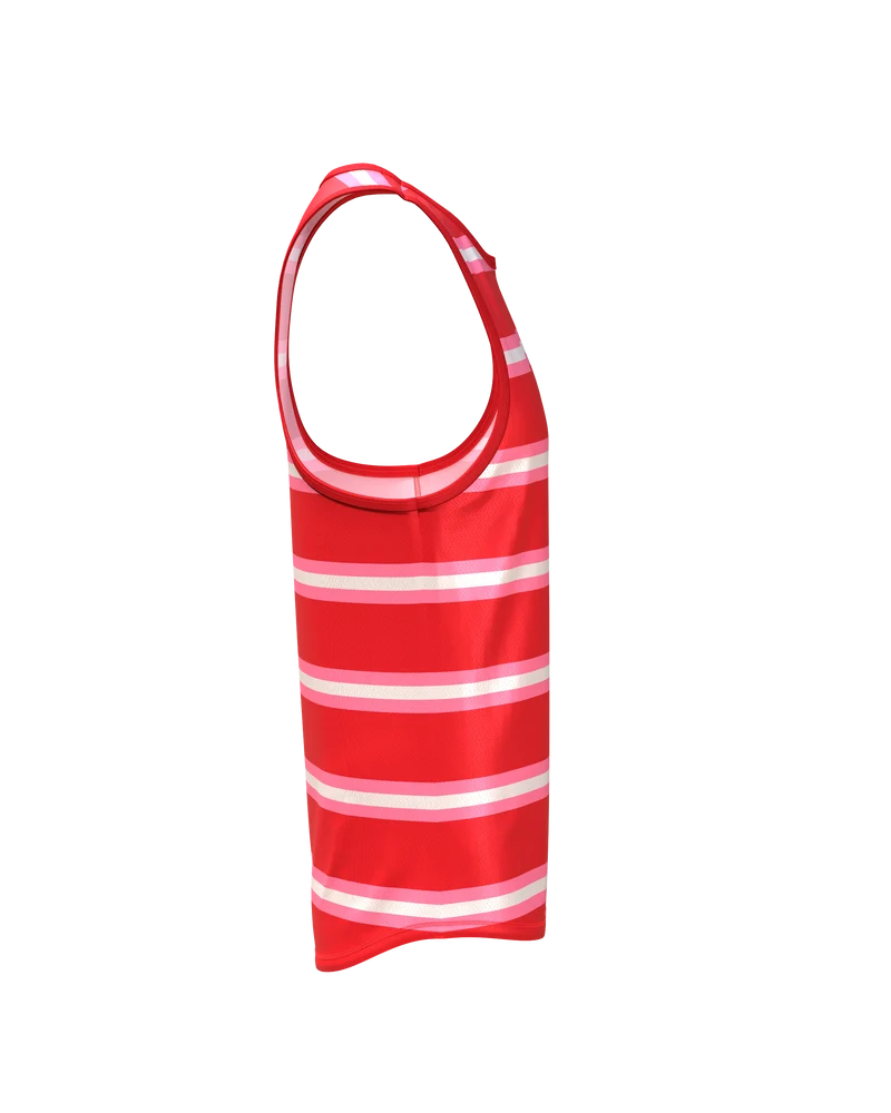 MAVRIK SL WOMEN RED CREAM STRIPE