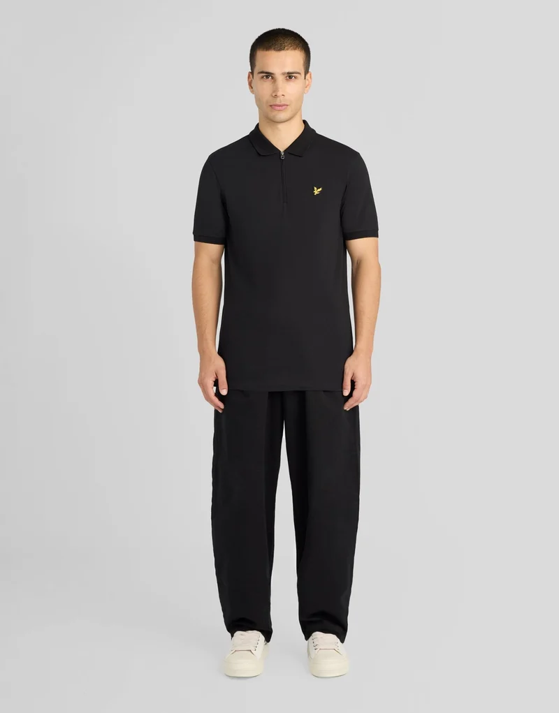 1/4 Zip Short Sleeve Polo Shirt