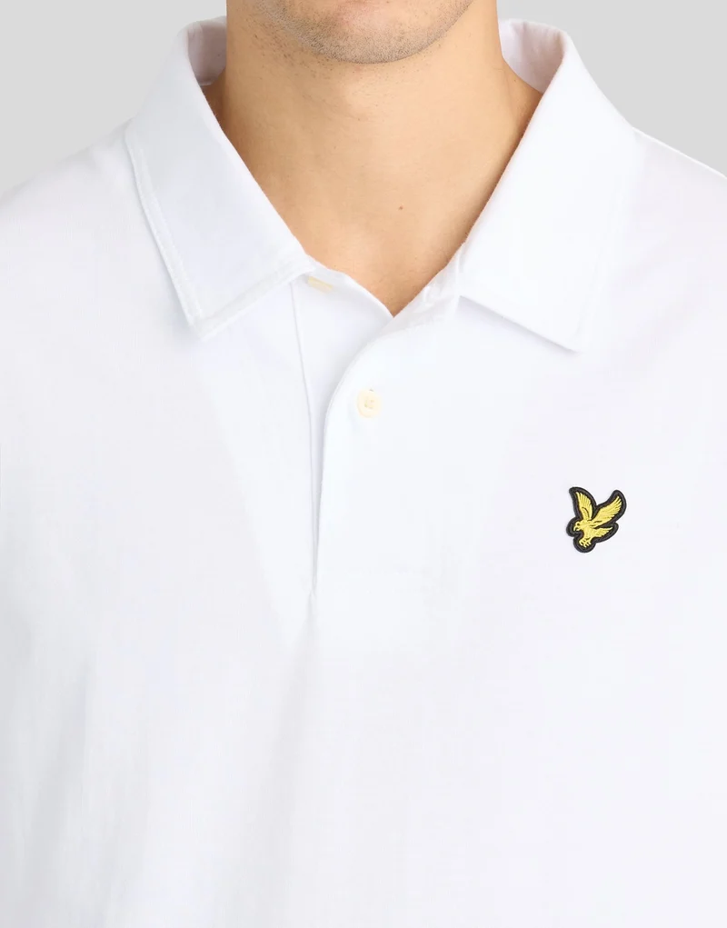 Relaxed Cotton Jersey Polo Shirt
