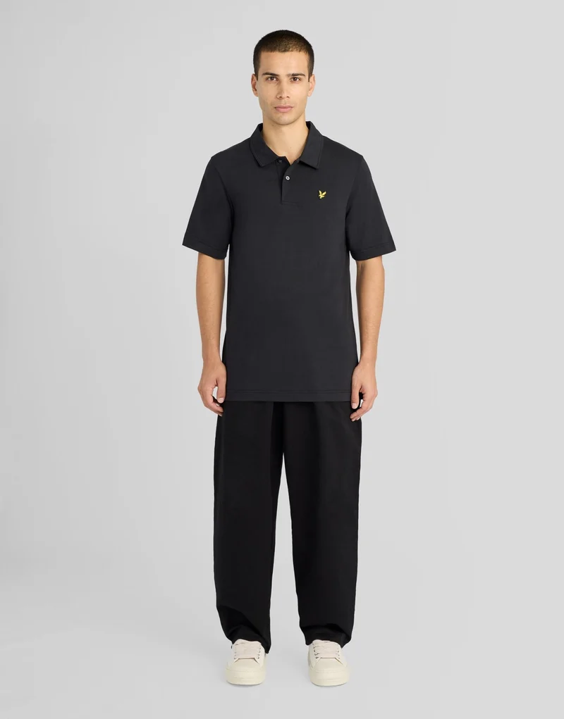 Relaxed Cotton Jersey Polo Shirt