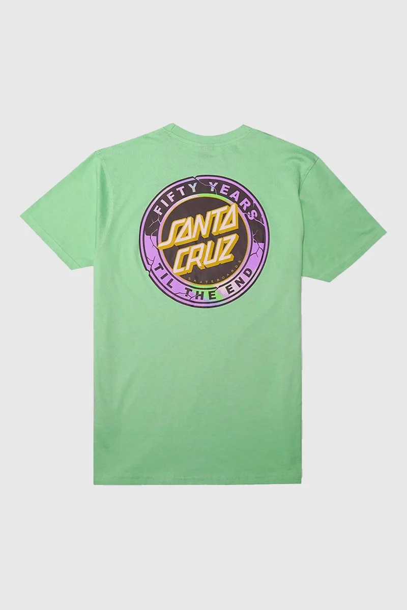 Tee-shirt Santa Cruz 50TH TTE Dot Apple Mint
