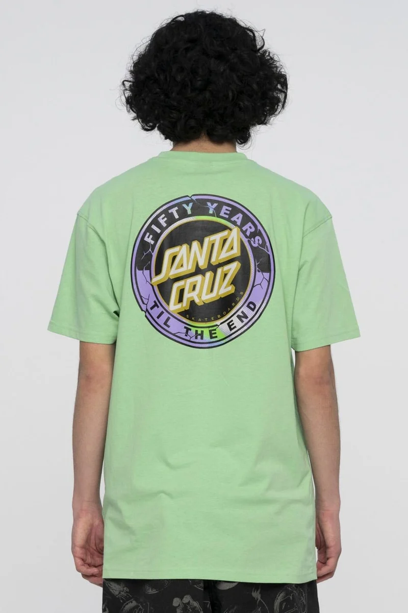 Tee-shirt Santa Cruz 50TH TTE Dot Apple Mint