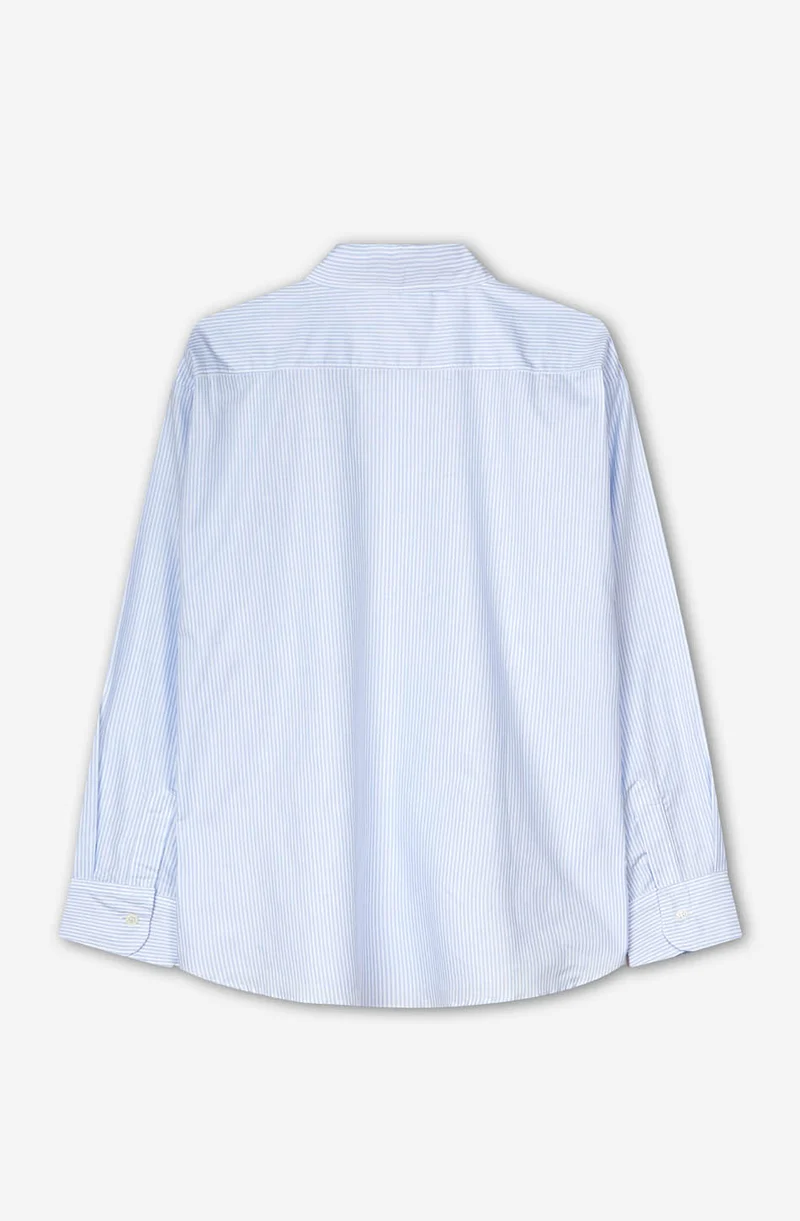 Chemise rayée Dark People bleu/blanc