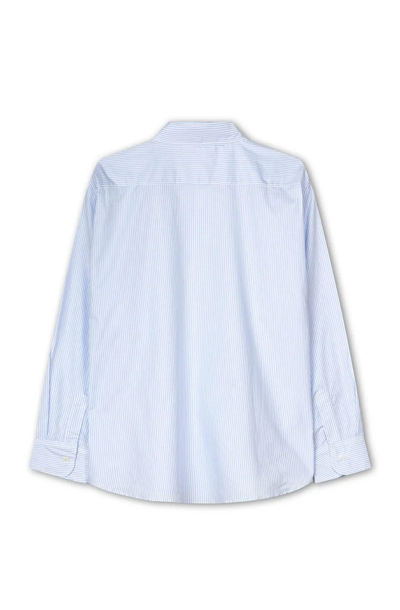 Chemise rayée Dark People bleu/blanc
