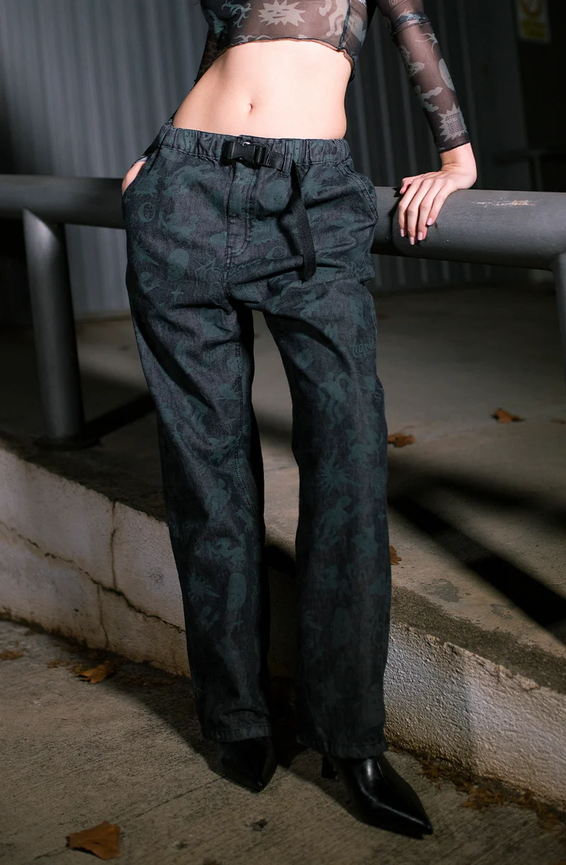 Pantalon Belt Trance Black