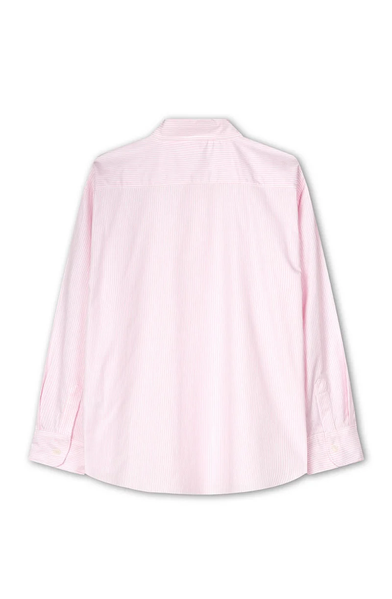 SHIRT STRIPES DARK PEOPLE PINK/WHITE