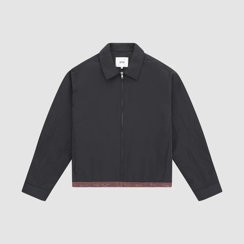 Veste classique en ruban de lin - Noir
