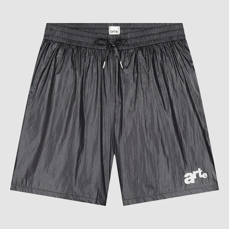 Short à grand logo - Noir