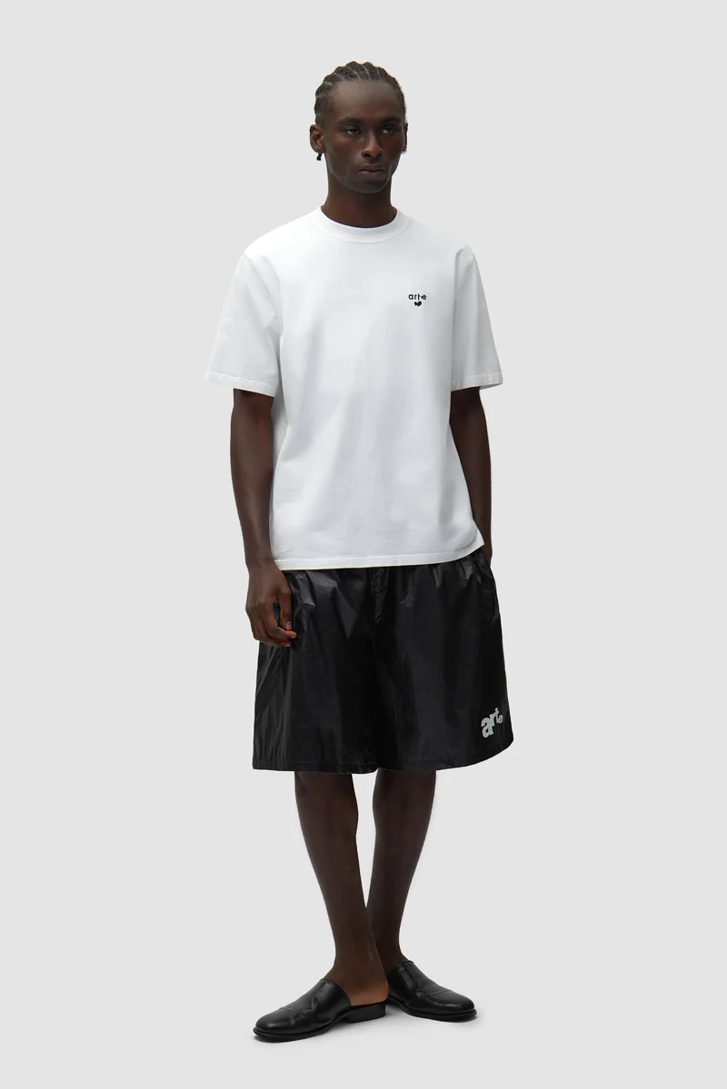 Short à grand logo - Noir