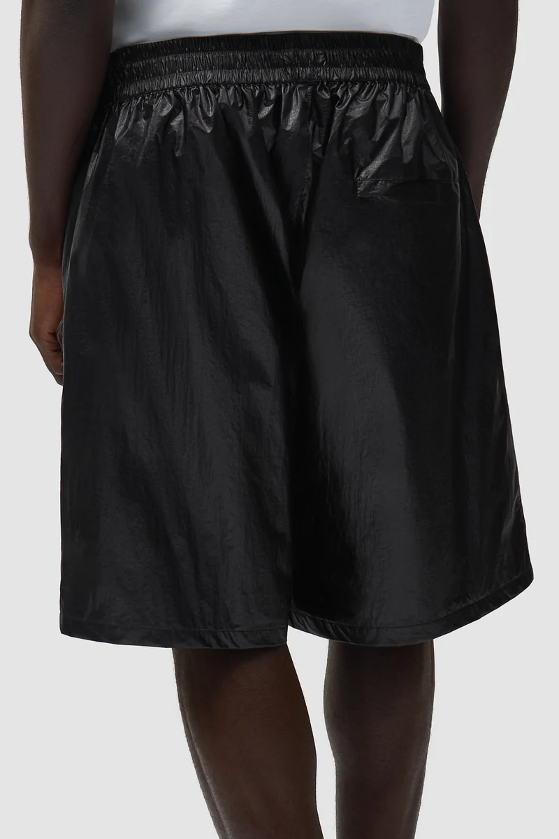 Short à grand logo - Noir