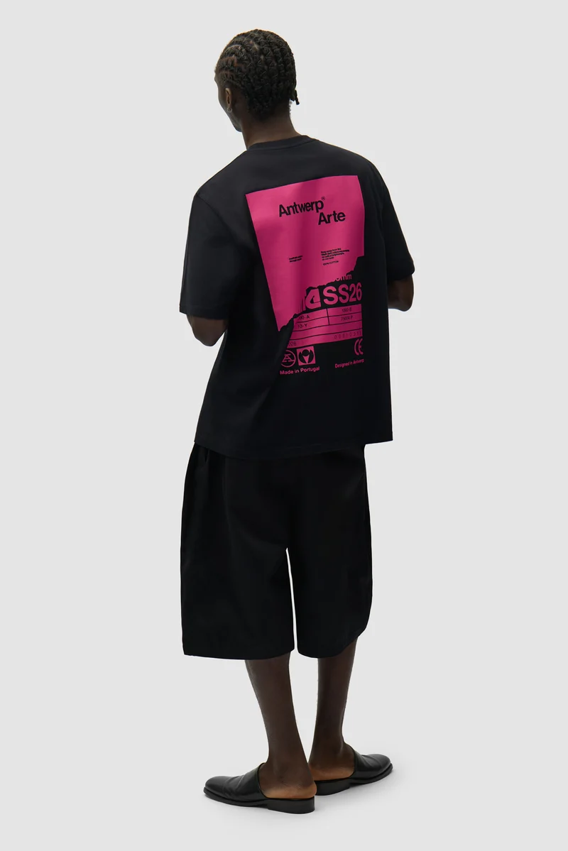 T-shirt Poster dos - Noir