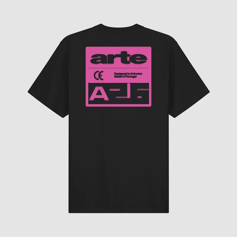 T-shirt « Pink Serial » - Noir