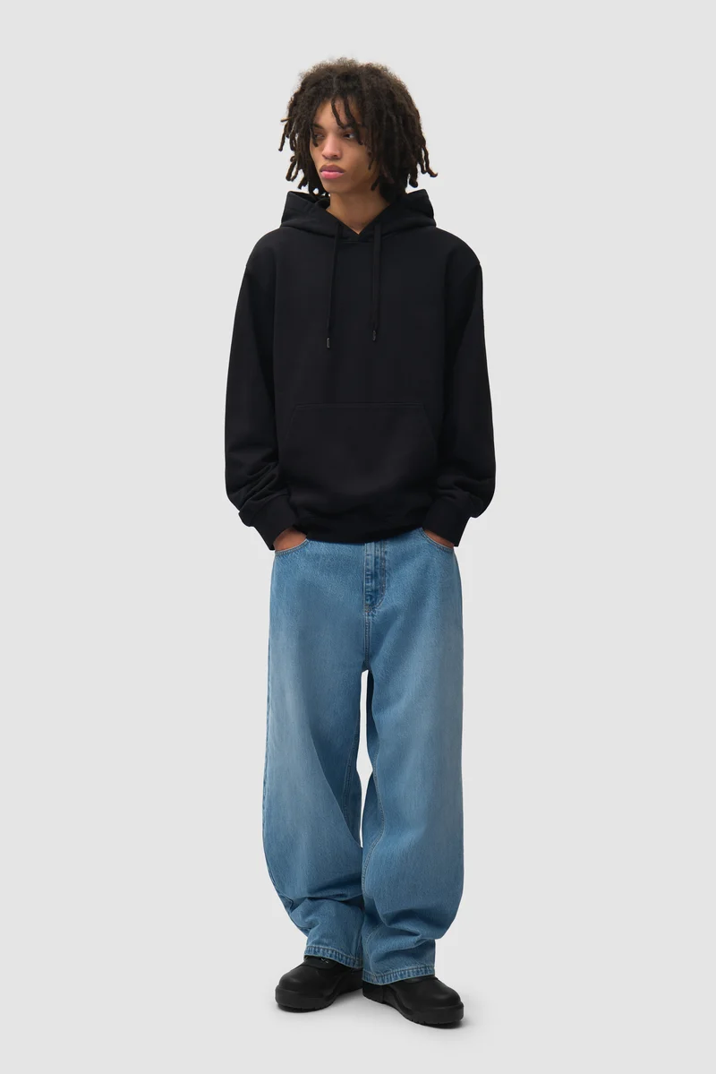 Sweat à capuche « Pink Serial » - Noir
