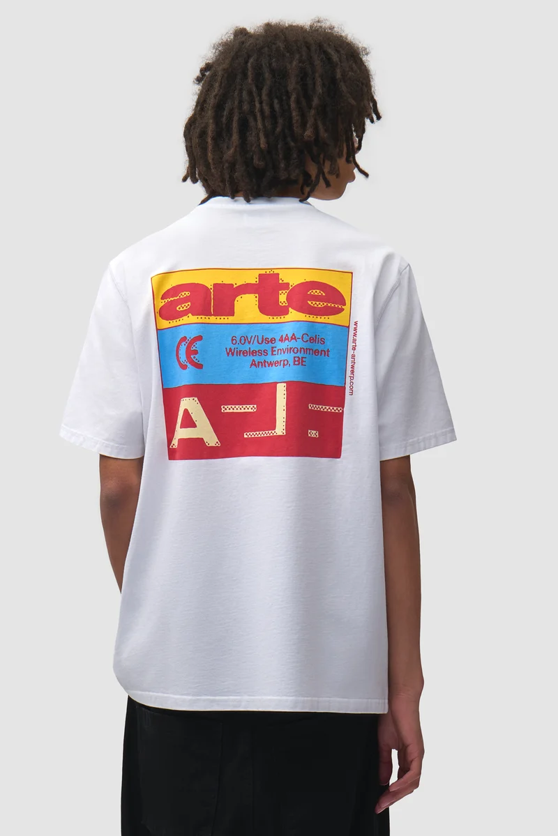 T-shirt « Tricolor Serial » - Blanc