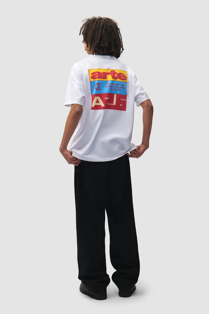 T-shirt « Tricolor Serial » - Blanc