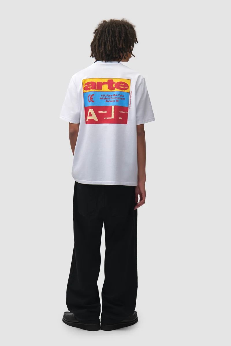 T-shirt « Tricolor Serial » - Blanc