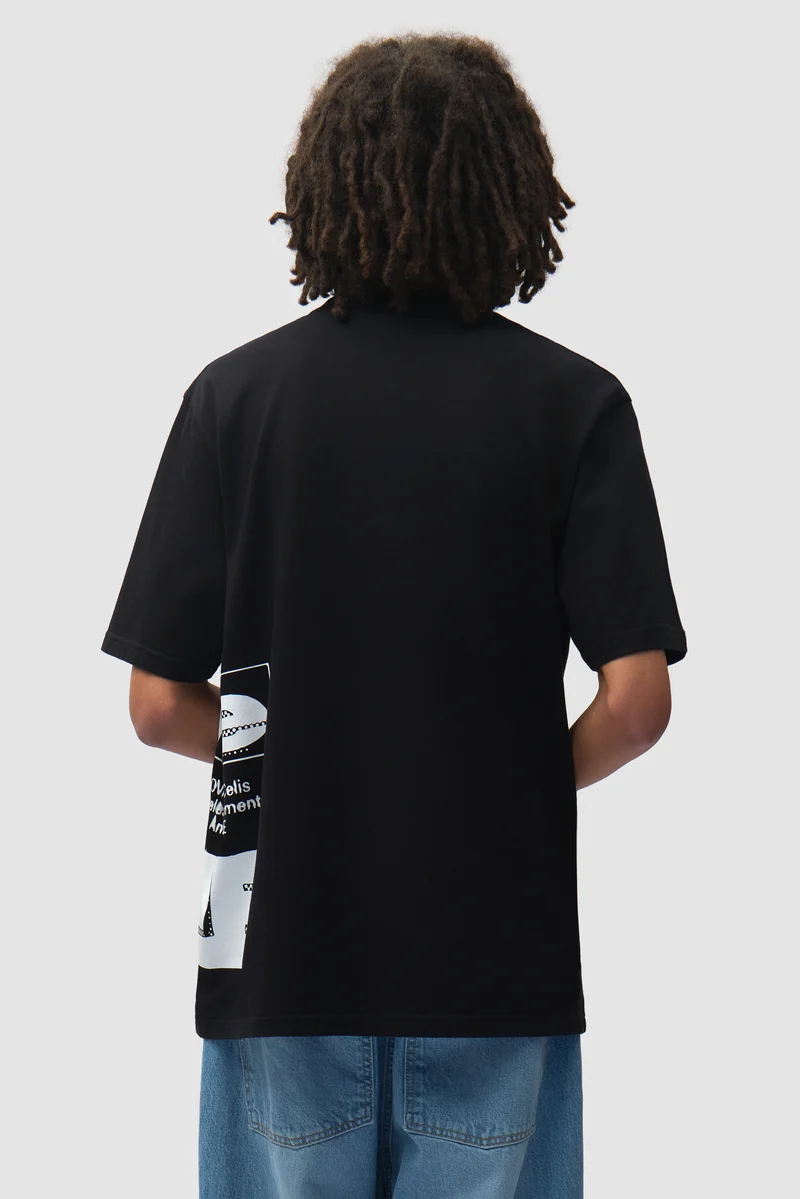 T-shirt « Side Serial » - Noir
