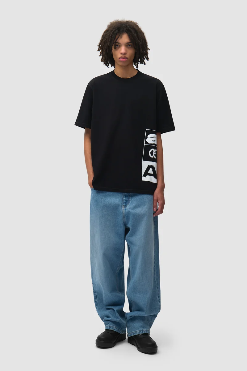 T-shirt « Side Serial » - Noir