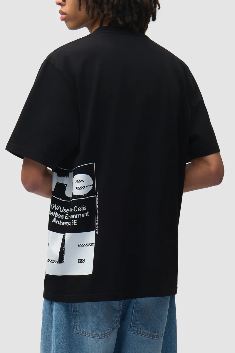 T-shirt « Side Serial » - Noir