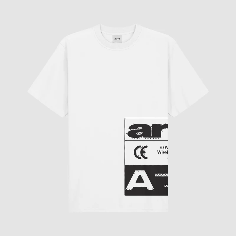 T-shirt « Side Serial » - Blanc