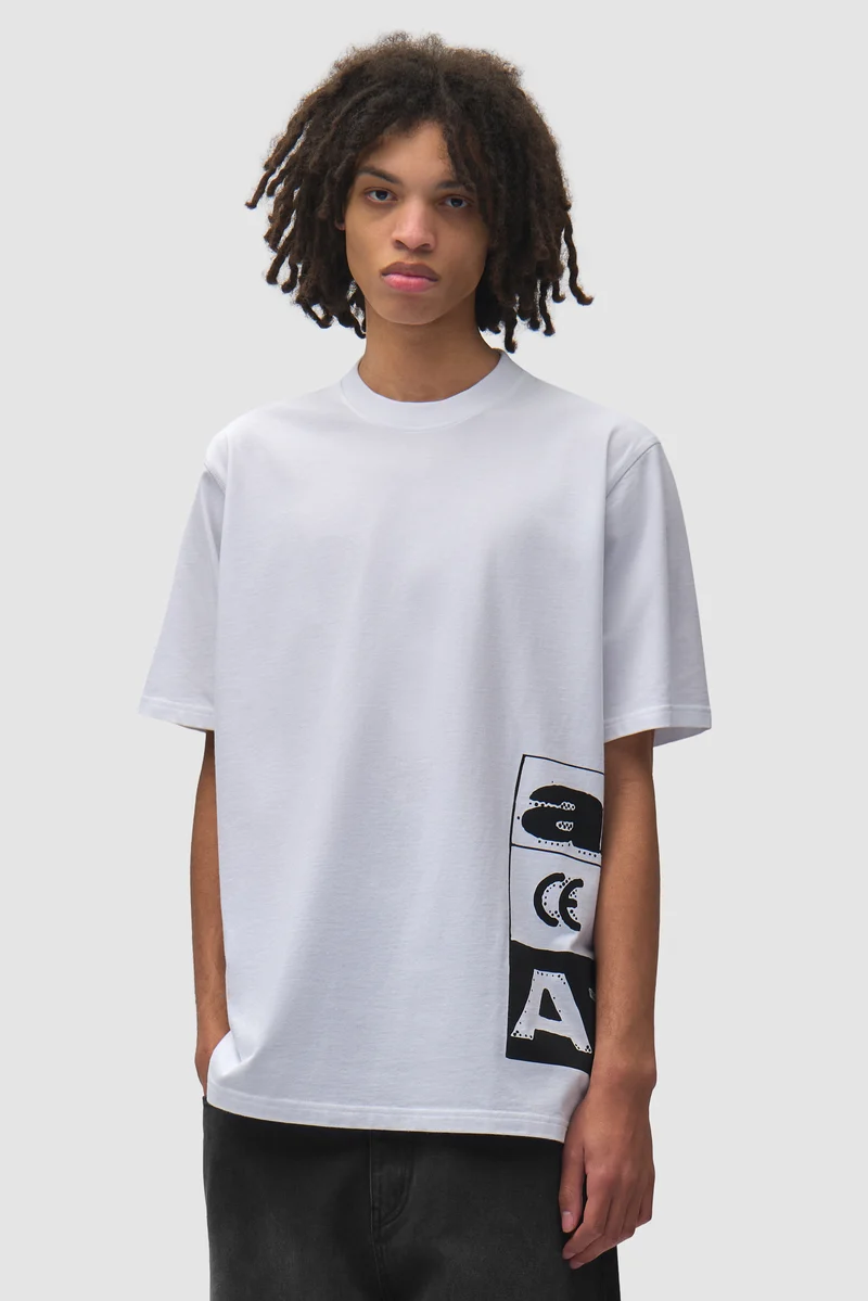 T-shirt « Side Serial » - Blanc
