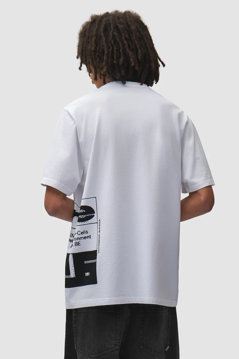 T-shirt « Side Serial » - Blanc