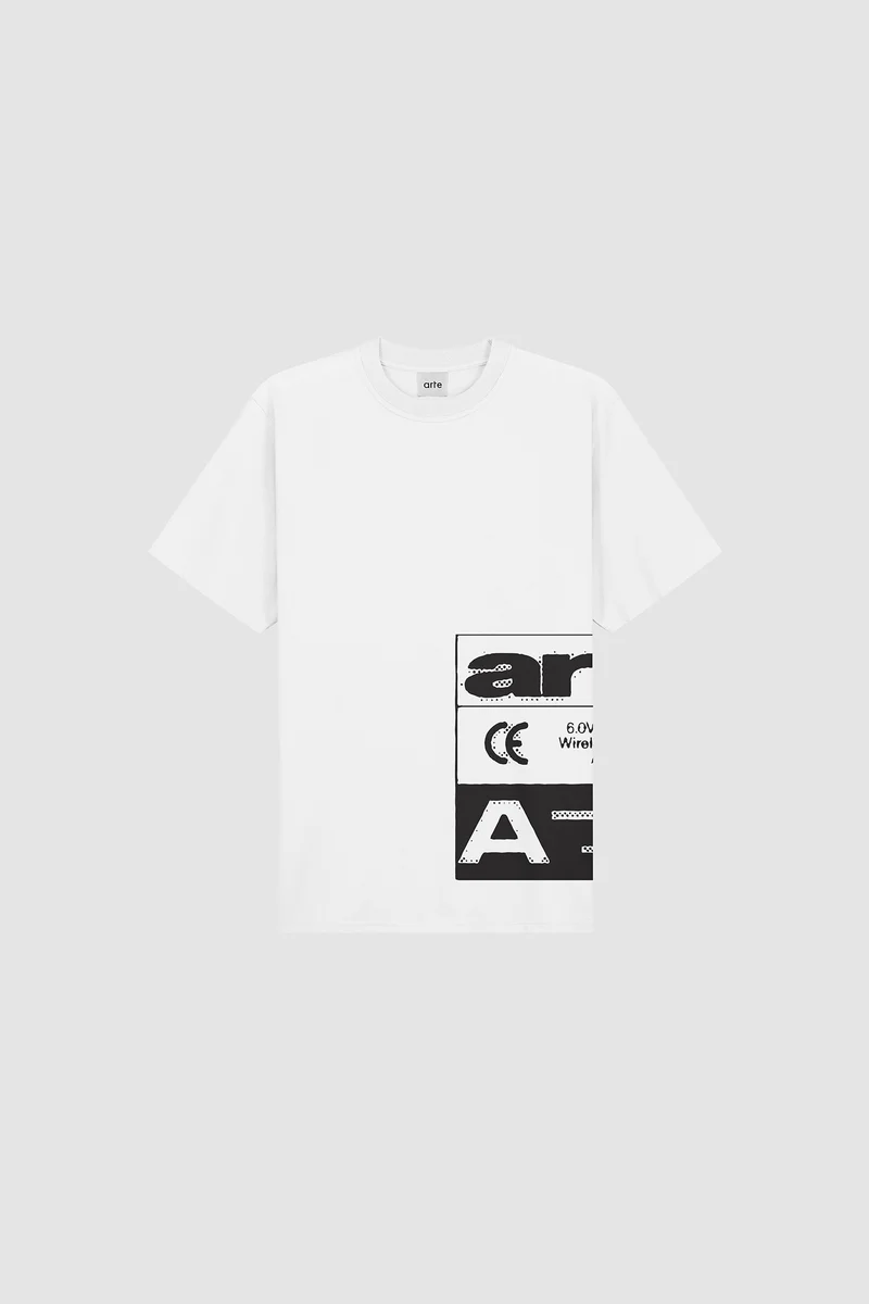 T-shirt « Side Serial » - Blanc