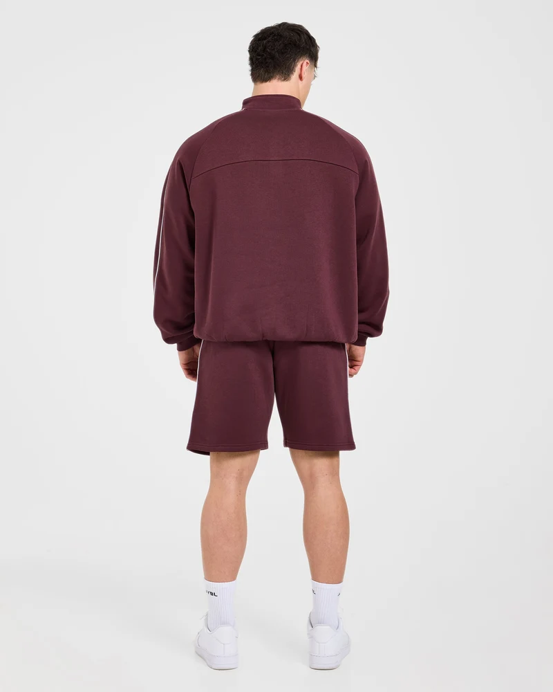 Restore Oversized Shorts - Dusty Plum