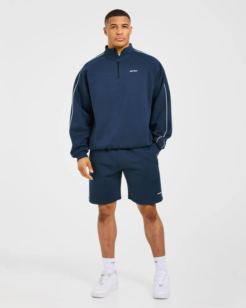 Restore Oversized Shorts - Navy Blue