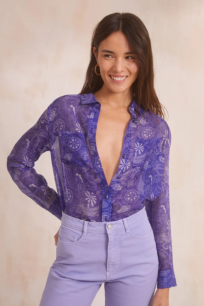 Chemisier Carte aux Trésors
