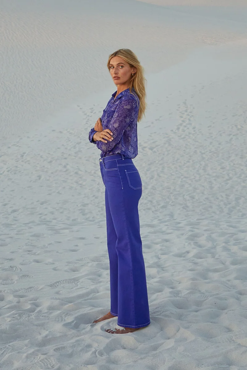 Pantalon Idéaliste Violet Royal