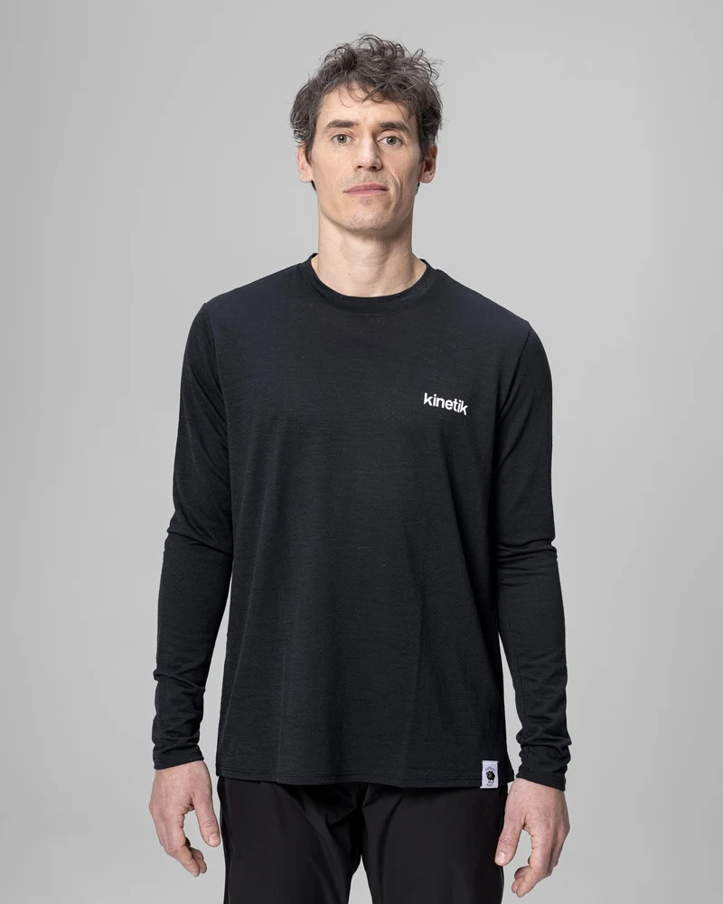 MERINOWOOL MEN BASLAYER BLACK