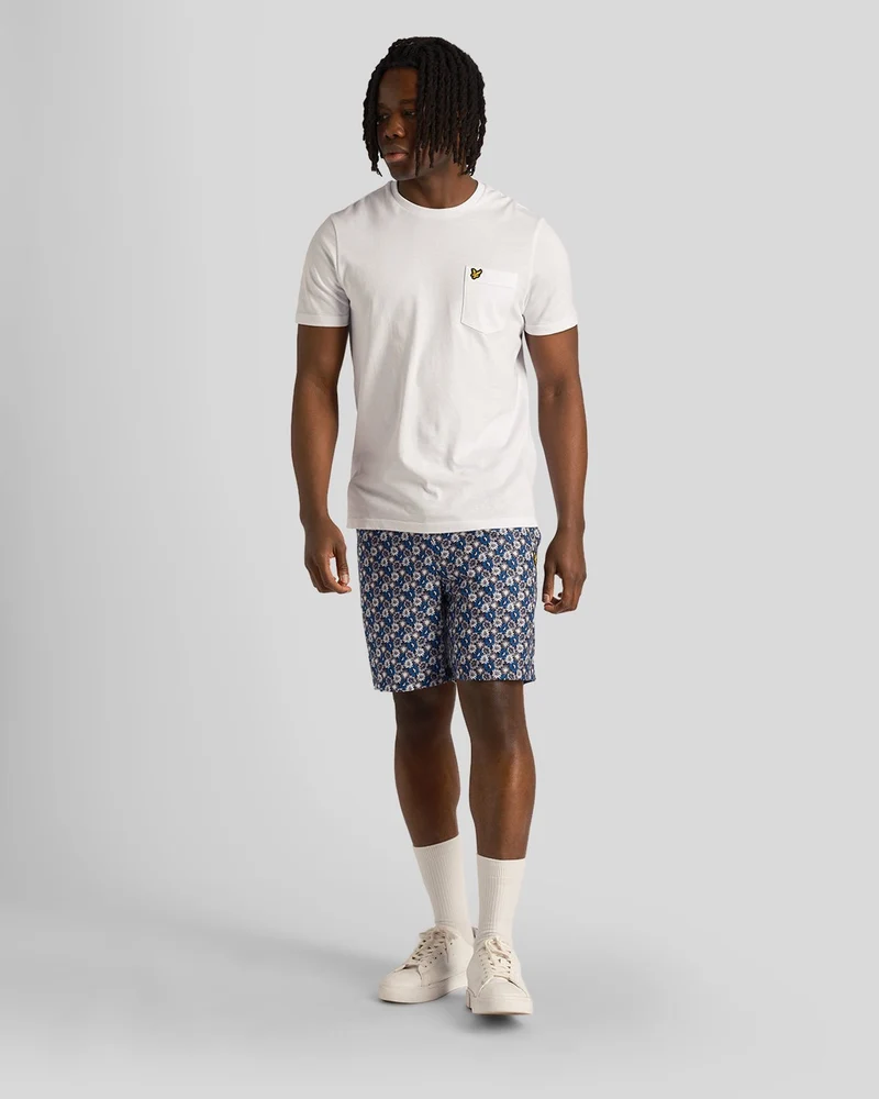 Floral Print Resort Shorts