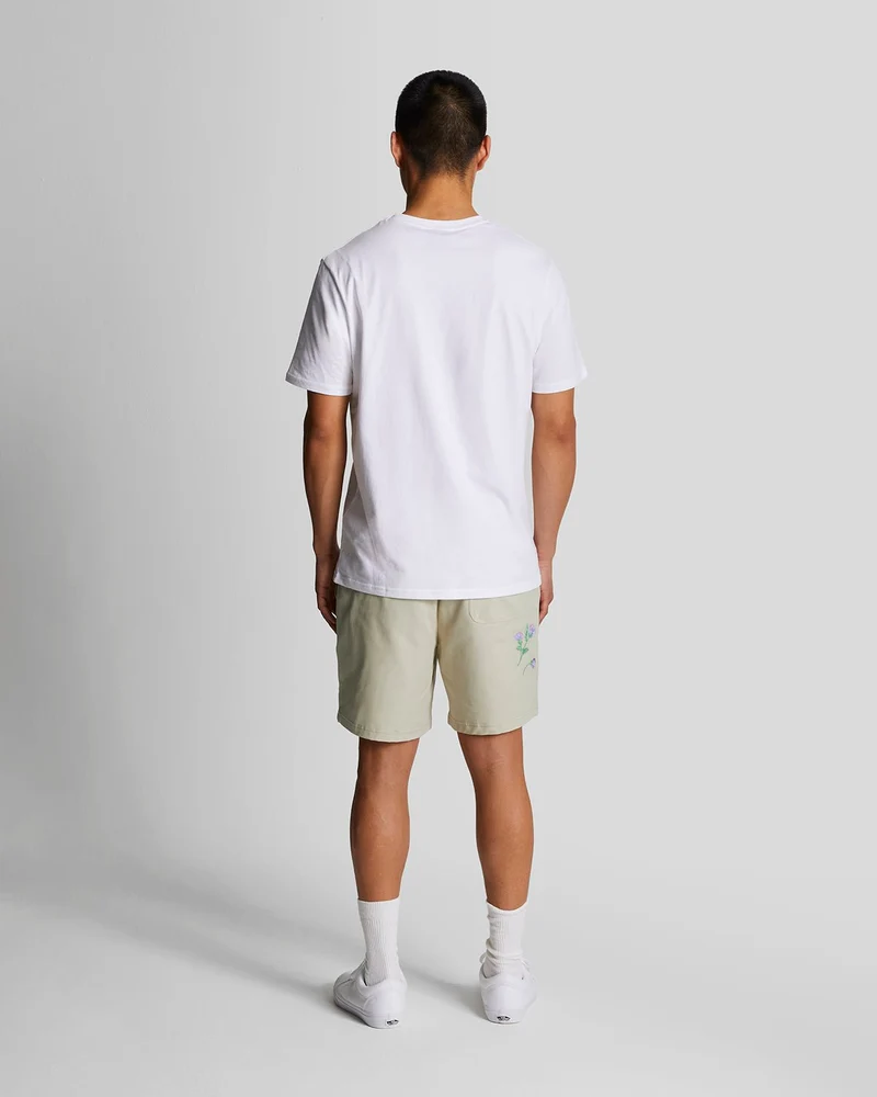 Thistle Club Embroidered Shorts