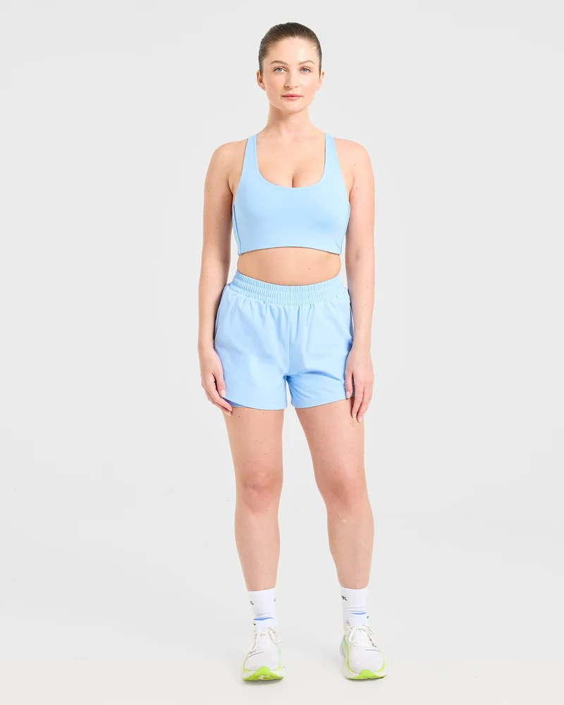Run 2 in 1 Shorts - Spring Bleu