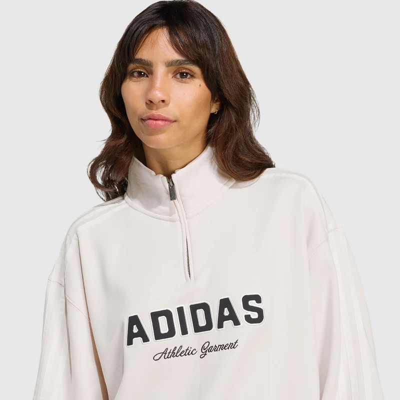 Sweat adidas Originals 1/4 Zippour Femme