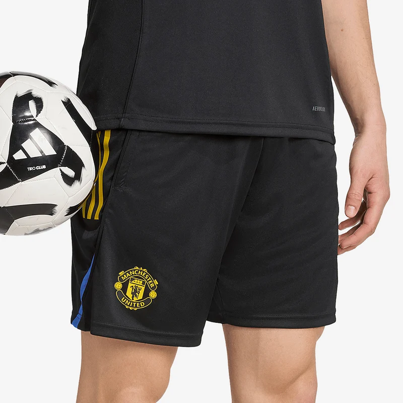 adidas Manchester United 25/26 Tiro 25 Shorts - Black/Hi