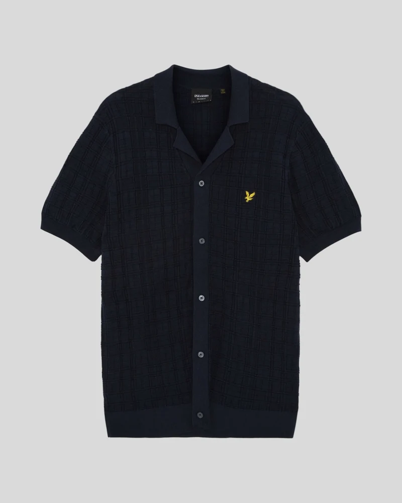 Revere Collar Knitted Resort Shirt