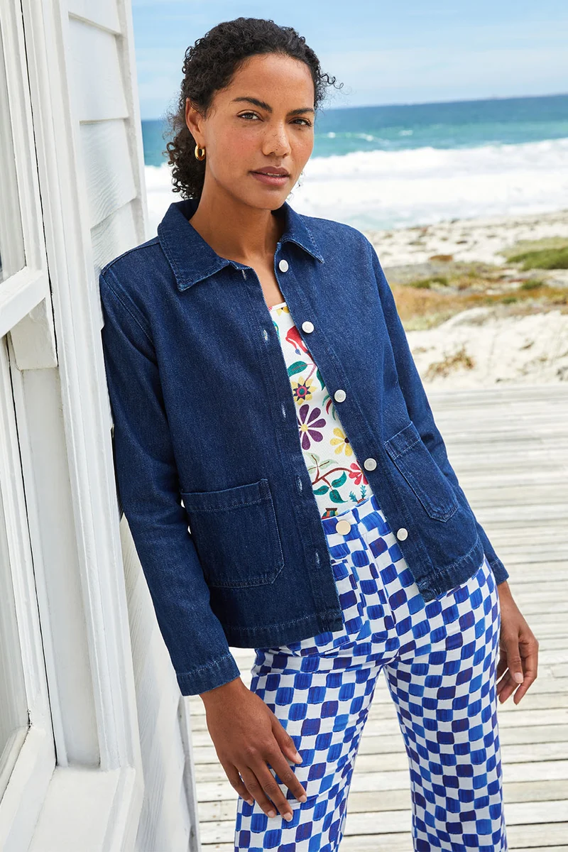 Veste Landscape Denim Brut
