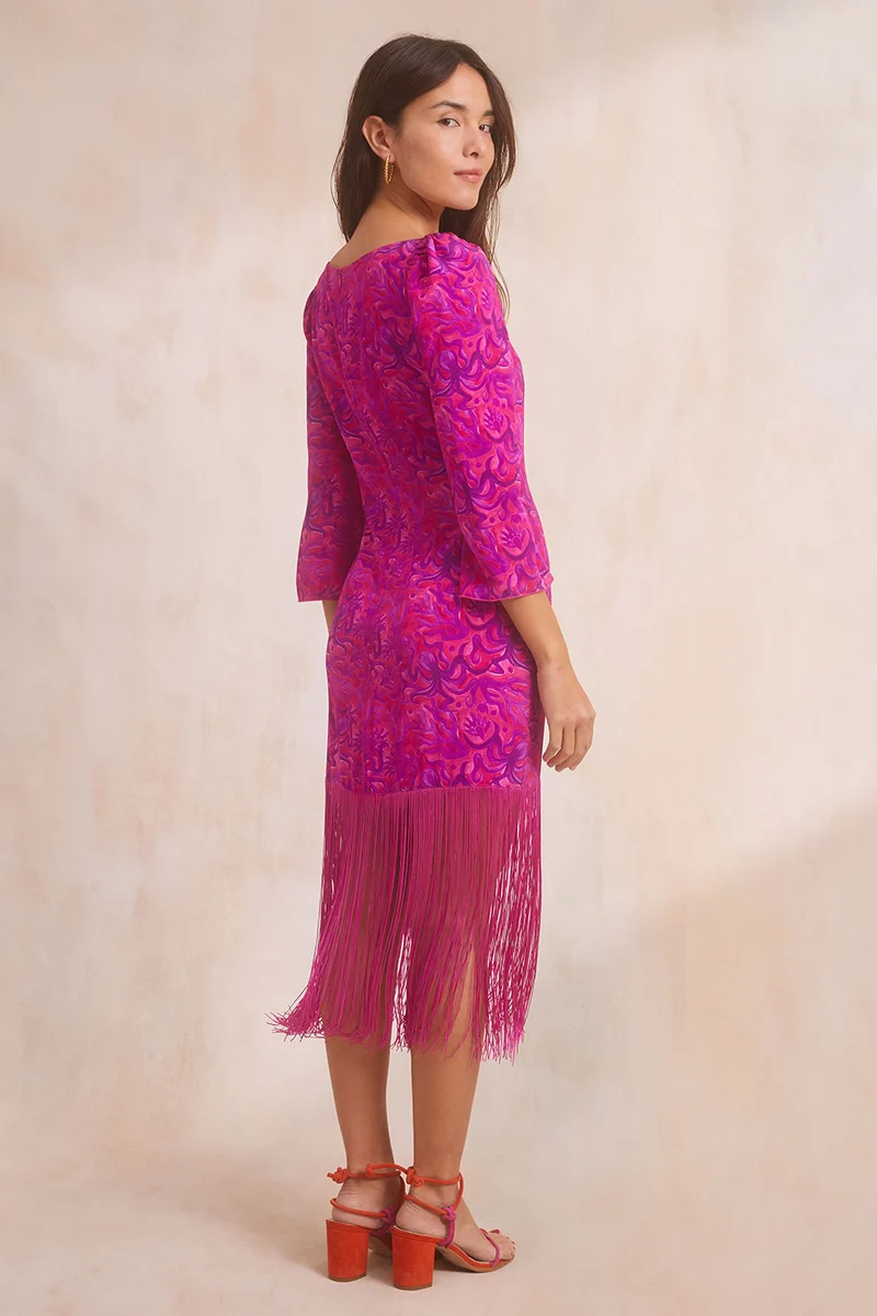 Robe Sérénade en soie Polpo