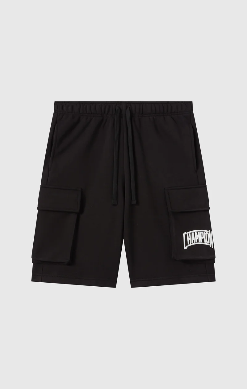 Men’s Cargo Shorts With Brushed Interior And Logo