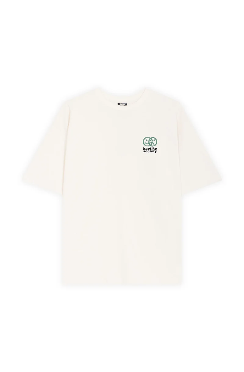 Camiseta Disconnected Your Vision Coton bio Ivoire