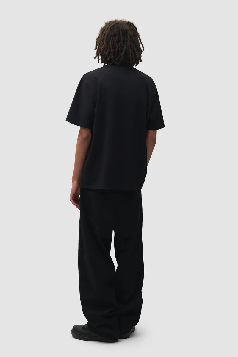 T-shirt à usage unique - Noir