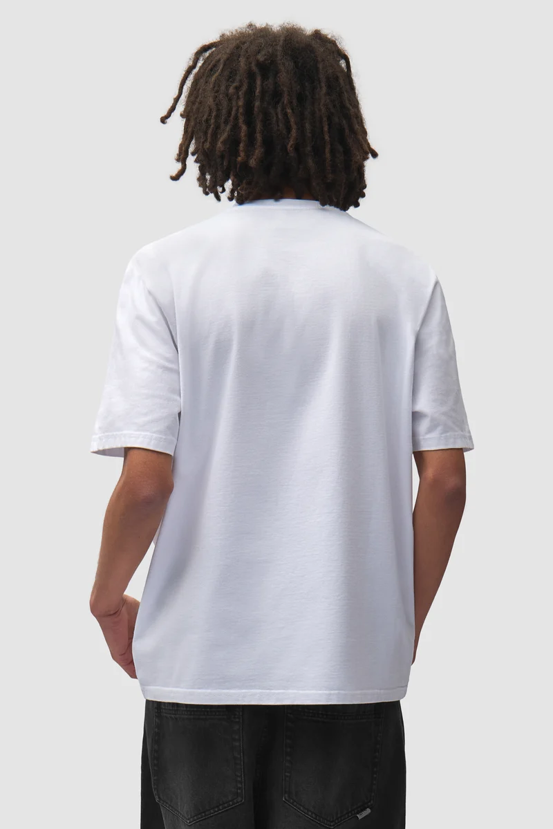 T-shirt à usage unique - Blanc