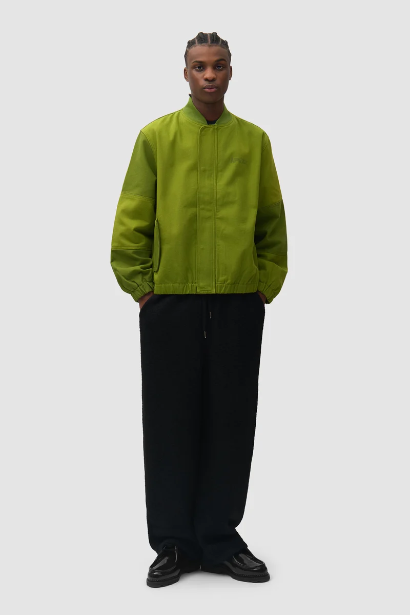 Blouson aviateur en toile - Vert