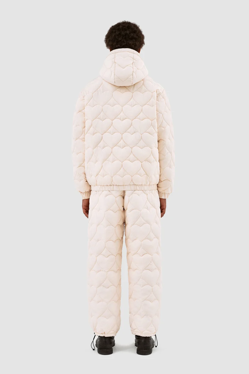 Veste polaire Joey Heart - Crème